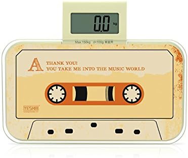YESHM Precision Mini Digital Bathroom Scale with Expandable Readout and Auto Step-on Technology YHB1315-LF1