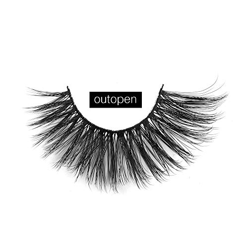 Mixed 3D Mink False Eyelashes Dramatic Long Fake Lashes Full Strips Thick Cross Wispy Volume Fluffy Eye Makeup Tools 5 Pairs - Thumbnail 2