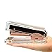 Premium Clear Acrylic Rose Gold Stapler with 1,000 Staples Set | Modern Office Desk Accessory To Brighten Up Your Workspace (Rose gold)