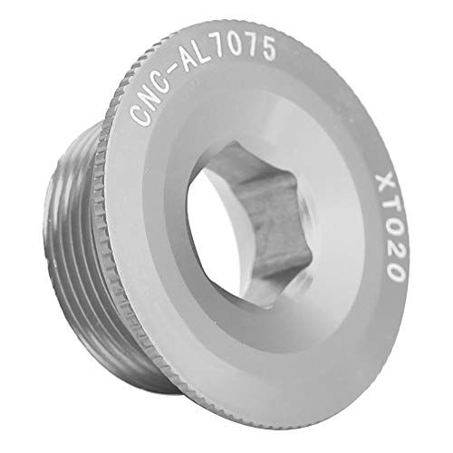 VGEBY1 Bike Crank Bolt, Aluminum Alloy Bike Fixing Bolt for Crank Arm for Mountain Bike, Road Bike(Titanium)