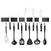 EASTVALLEY Powerful Magnetic Knife Strip or Magnetic Knife Holder Kitchen Wall Mount Rack for Knives,Garage & Workshop Tools Wall Rack: Includes Removable Hooks（24 Inch）