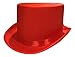 Tuxedo Silk Satin Top Hat Roaring 20s Adult Child Formal Costume Magician Red