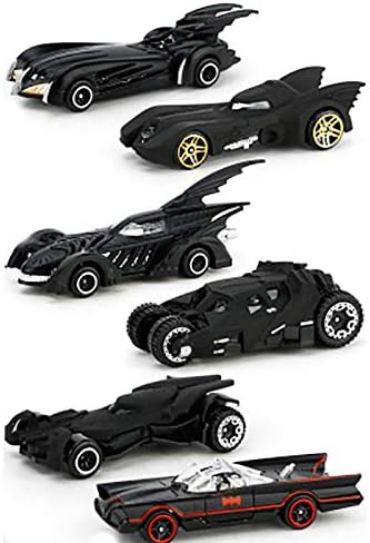 Diecasts & Toy Vehicles - Pcs Die-cast Car Model Toys 1:64 Dark Knight Batman Batmobile Car Toys Model Alloy Diecast Gift Children Black Alloy car - by SINAM - 1 PCs