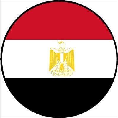 Amazon 56mm缶バッチ 裏面安全ピンタイプ 国旗シリーズ エジプト バッジ おもちゃ