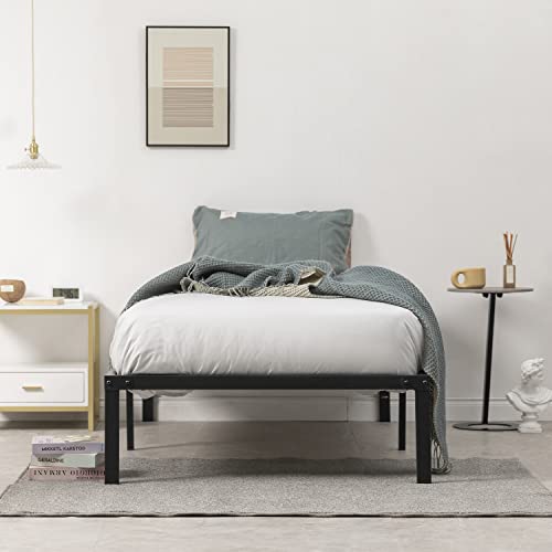 zizin Bed Frame Platform Base 14 Inch with Storage/Heavy Duty Metal