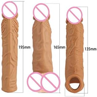 Fidget Toys Anxiety Nü Breast Liquid Silicone Huge Long Sleeve Extender Double Opening S Cap Women Man Adult Funny Toys,M Size, Glass Ei Draadloos