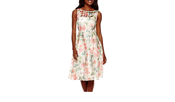 Sleeveless Floral Print Dress Size 