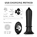 Vibrating Butt Plug, Male Vibrator Remote Control Anal Sex Toys Prostate Massager with 9 Vibrations Silicone P Spot Trainer Waterproof for Men Women Couple