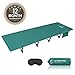 HITORHIKE Camping Cot Compact Folding Cot Bed for Outdoor Backpacking Camping Cot Bed (Green)