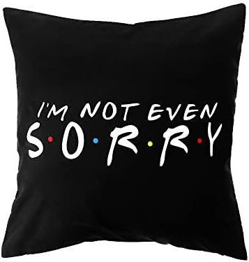 honglilai 18x18 inch Black Sofa Polyester Home Decor Friends TV Show Cushion Cover Pillow Covers Pillow Cases (9)
