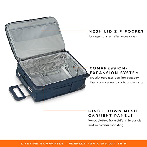 Briggs & Riley Baseline 22 inch Softside Carry On Luggage with wheels