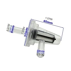 YehVeh 2 Pack Right Angle L Inline Fuel Filter 90
