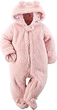 Carters Baby Girls Hooded Sherpa Bunting