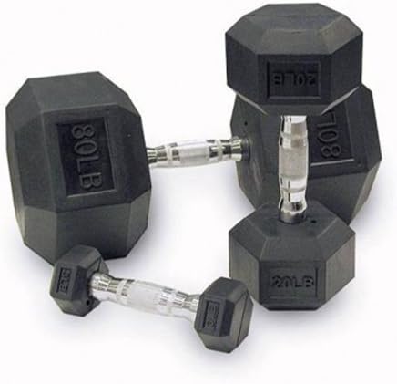 Diamond Pro 65 lb Rubber Hex DB