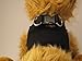 Snazzi Pet Soft No Pull Step-in Dog Harness Small Dog XXS XS Vest for Teacup, Chihuahua, Yorkie, Pomeranian Dog Vest Harness for Puppy Black Mesh Comfy (2-4 lbs)