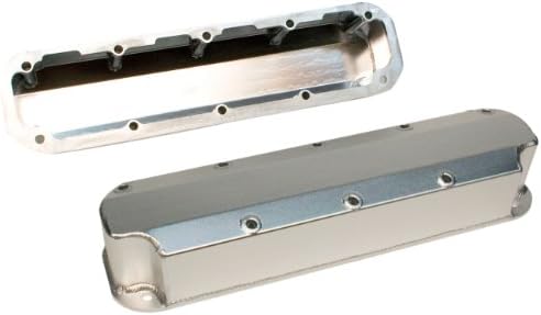 PRW 4036000 Satin Silver Aluminum Fabricated Valve Cover - Pair