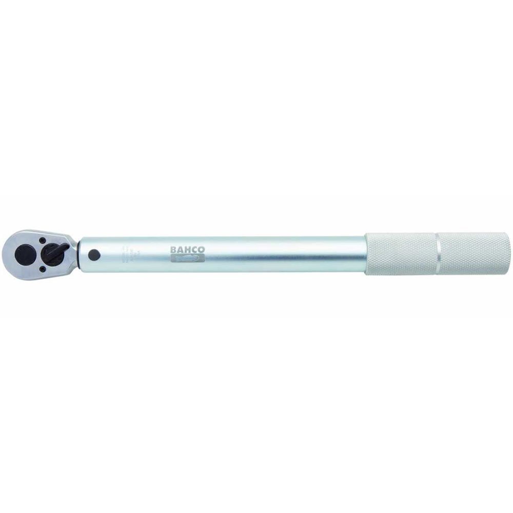 Bahco 7851P-340 Preset of Metal Mechanical Torque Wrench, Silver/Grey, 1/2-Inch, 60-340 nm
