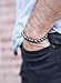 Bracelet for Men - Mens Bracelet Bead Bracelet Men Semi-Precious Natural Stones Black Onyx or Hematite Blue Handmade Bracelets (8mm) Celebrity Approved