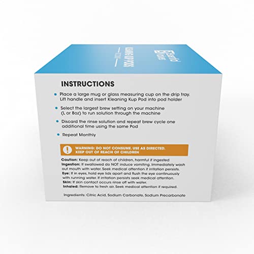 Essential Values Compatible Keurig Rinse Pods 10Pack Compatible with