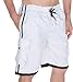 Sakkas Mens Contrast Stripes Skate Surf Board Short / Swim Trunks