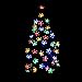 Bengoo Solar LED String Lights Waterproof Christmas Ambiance Lights for Outdoor Lawn Fairy Garden Wedding and Christmas Tree