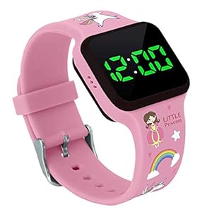 Potty Training Toilet Timer Watch for Girls, Fun Flashing Lights, Music, Water Resistant for Seat, Rechargeable, Smart…