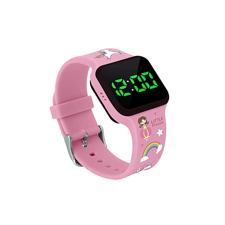 Potty Training Toilet Timer Watch for Girls, Fun Flashing Lights, Music, Water Resistant for Seat, Rechargeable, Smart…