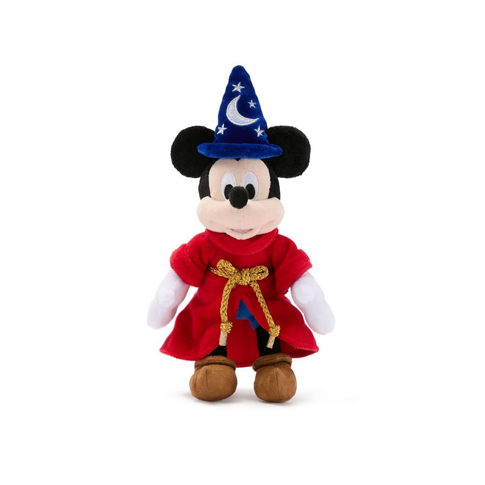 Photo 1 of DISNEY STORE Official Mini Bean Bag Plushies - Sorcerer Mickey Mouse - Cute Stuffed Animal with Detailed Sculpting, Embroidered Features, Bean Bag Bottom Plush Toys for Kids