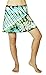 Design By Jingle Women's Hippie Short Tie-Dye Spandex Bohemian Fold-Over Mini Skirt or Strapless Dress (22-Greenwhite)