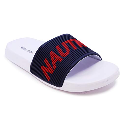 Nautica Women's Athletic Slides, Sandals, Shower Shoe, Fashion