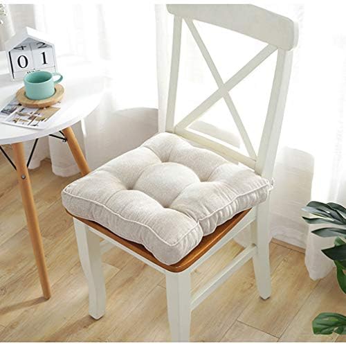 Chair Pads And Cushions With Ties Seat Cushion For Outdoor Chairs Extra Thick Square Seat Pads Breathabletatami Cushions For Hardwood Floors Home Office Kitchen Patio 45x45cm 18x18inch Amazon Ae