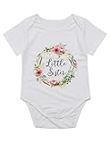 Kidlove Baby Girls Floral Printed Short Sleeve T Shirts Rompers Bodysuit