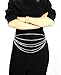 NYfashion101 Trendy Belly Chain Belt w/ Multi Link Chains & Loop IBT1005-Silver