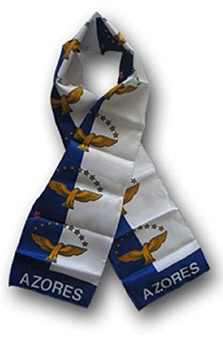 Azores Country Lightweight Flag Printed Knitted Style Scarf 8