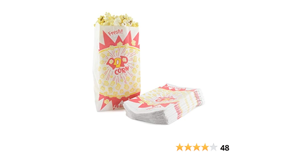 Snappy Popcorn Burst Bag For Popcorn Machine 1 5 Ounce 50 Count Grocery Gourmet Food Amazon Com