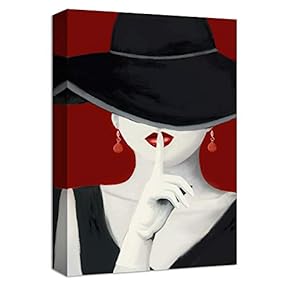 Fashionable Lady Secret - Canvas Art