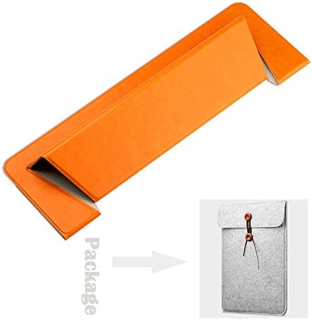 Laptop Cooler Cooling Stand, CamRom One-Piece Designed Portable Base pad Universal Foldable Stand for Apple MacBook Air Pro Asus Acer Lenovo Dell HP Chromebook Ultrabook (Orange)