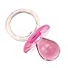 Adorox 2.5'' Pink Acrylic Baby Pacifier Shower Favor (Pink (36 Pieces))