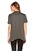 Red Hanger Womens Basic Short Sleeve Draped Open Front Cardigan In Solid Colors (Charcoal-L)