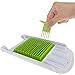 Freshware 4-in-1 Onion Chopper, Vegetable Slicer, Fruit and Cheese Cutter Container with Storage Lid