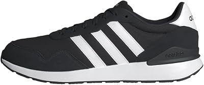Ténis masculinos 4.0 Run 60s, Core Black/Cloud White/Core Black, 42 EU