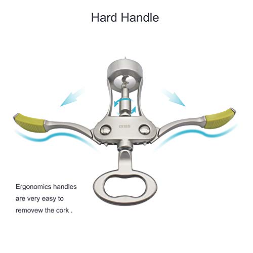 2 Stainless+Steel+Corkscrew+Opener+Bottle