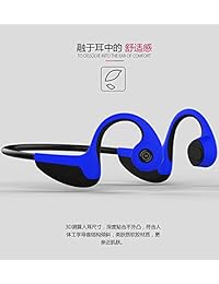 Bone Conduction   Auriculares de diadema inalámbricos con Bluetooth, titanio, HiFi, estéreo, micrófono, conducción, ciclismo, impermeable, con oreja abierta, para deportes, iPhone y Android
