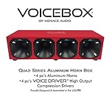 Menace Audio (MA-HB444RD-BK-01XL) - 4 Horn Enclosure - VOICEBOX