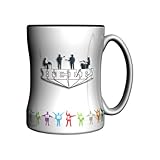 Boelter Brands The Beatles Relief Mug, 14-Ounce, Help