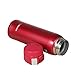 Zojirushi SM-SA48RW Stainless Steel Vacuum Insulated Mug, 1 Count (Pack of 1), Clear Red