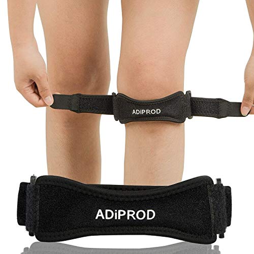 ADiPROD Patella Knee Strap, Adjustable Tendon Brace Band, Knee Pain