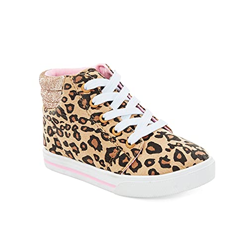 Simple Joys by Carter's Girls Cora High-Top Sneaker, Leopard,