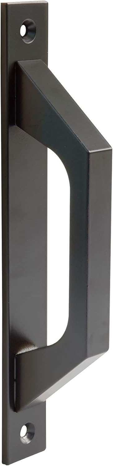 Amig - Black Alumnium Straight Line Door Handle for Sliding Doors or Revolving Doors | 198 x 25 x 40 mm | Functional and Comfortable Door Handle