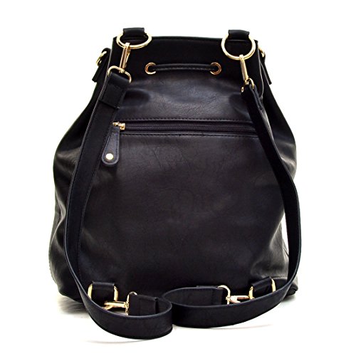 convertible bucket bag backpack